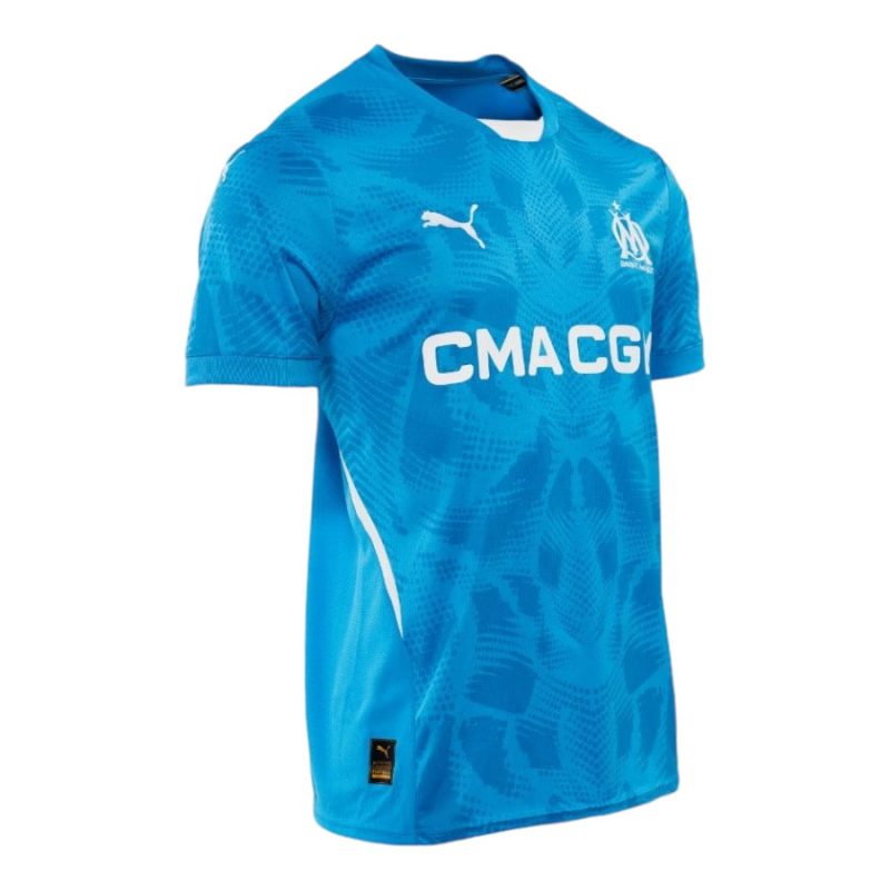 Maillot Enfant OM 2024 2025 Gardien Bleu