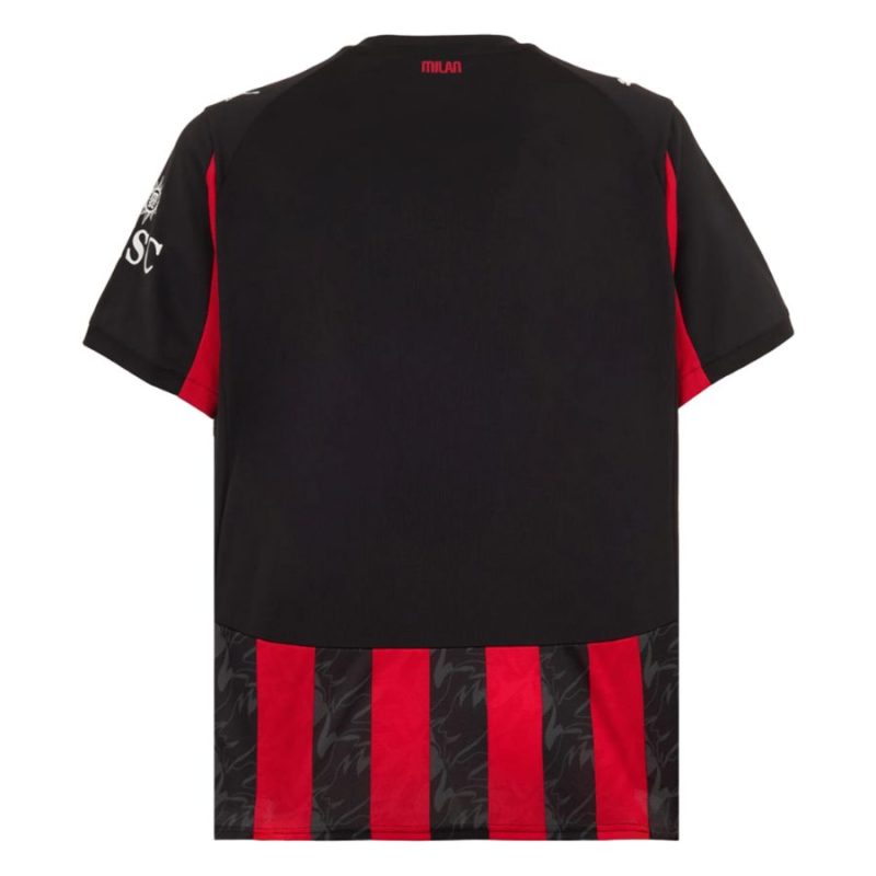 Maillot Kit Enfant Milan AC Domicile 2025 2026 Theo
