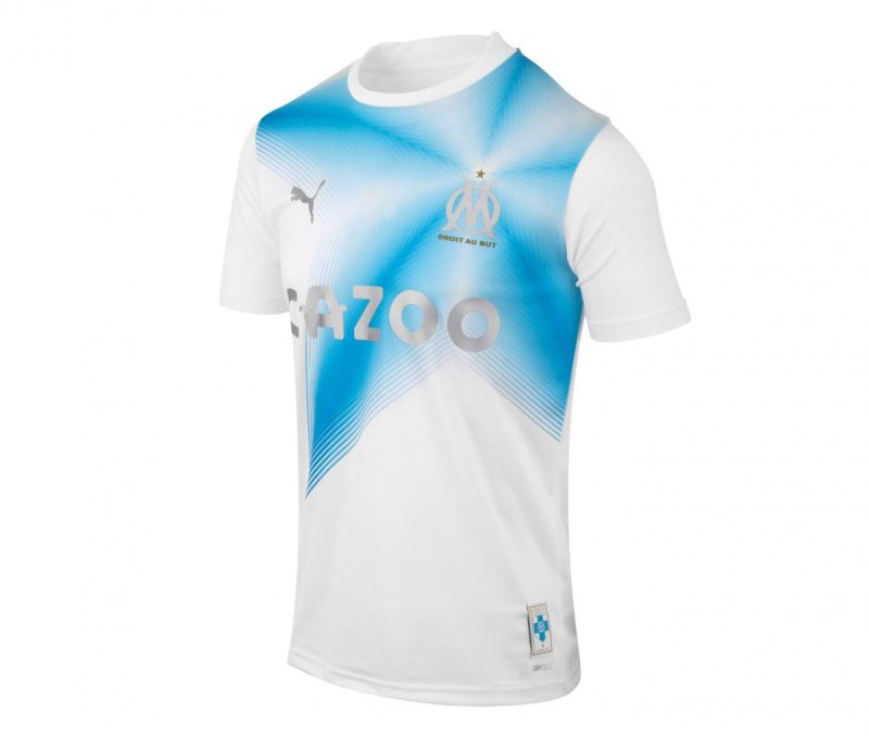 MAILLOT KIT ENFANT OM 30 ANS ANNIVERSAIRE LIGUE DES CHAMPIONS