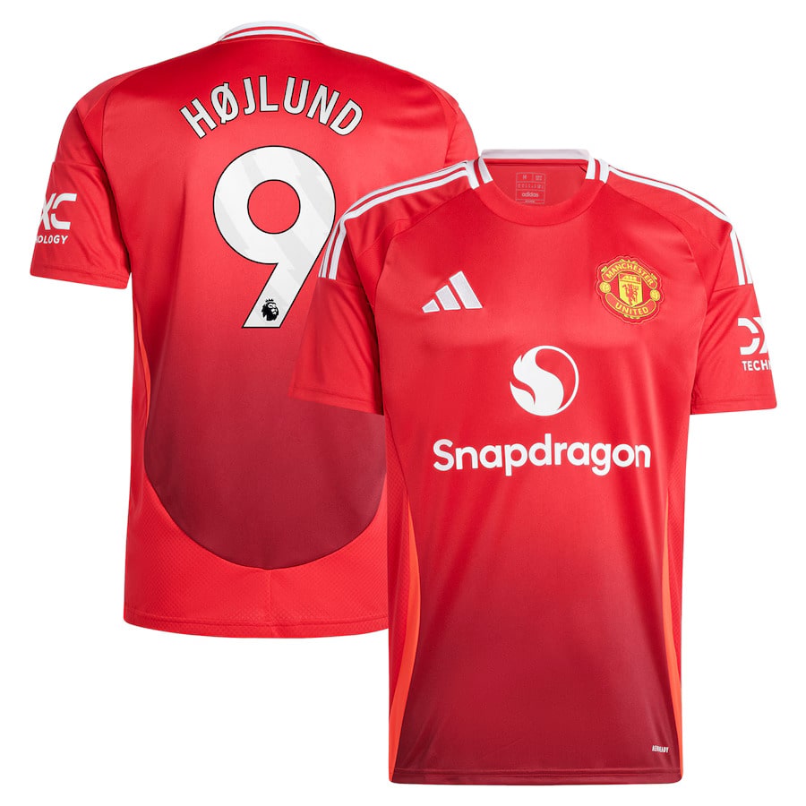 Maillot Manchester United Domicile 2024 2025 HÃ¸jlund