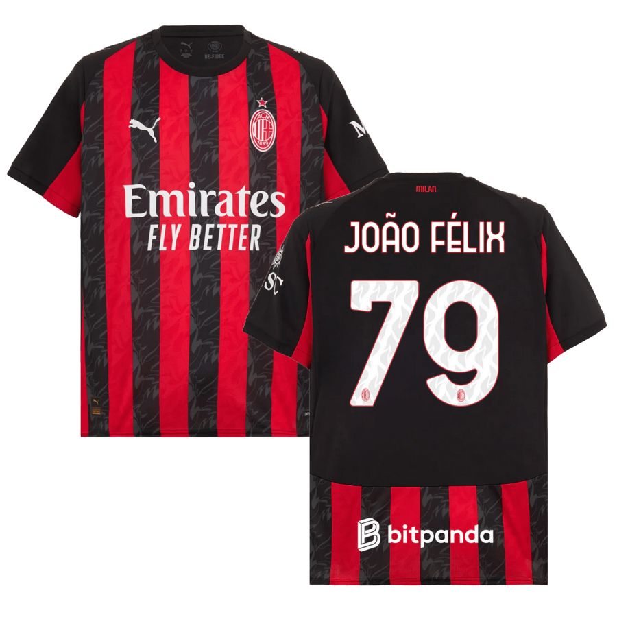 Maillot Milan AC Domicile 2025 2026 Joao FÃ©lix