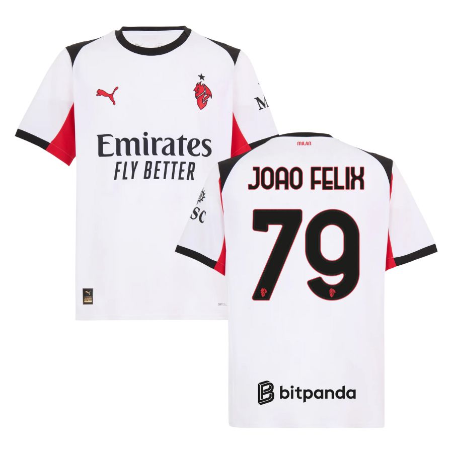 Maillot Milan AC Exterieur 2025 2026 Joao FÃ©lix