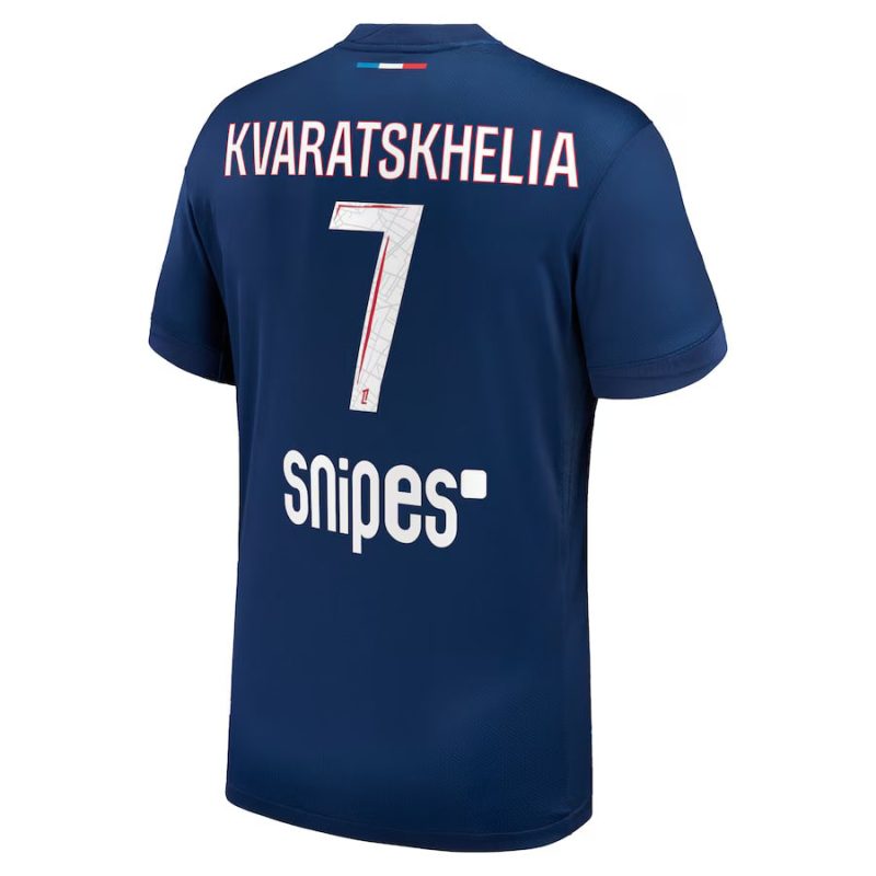 Maillot PSG Domicile 2024 2025 Kvaratskhelia 1 Etoile