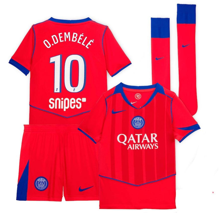 Maillot Kit Enfant PSG Third 2025 2026 DembÃ©lÃ©