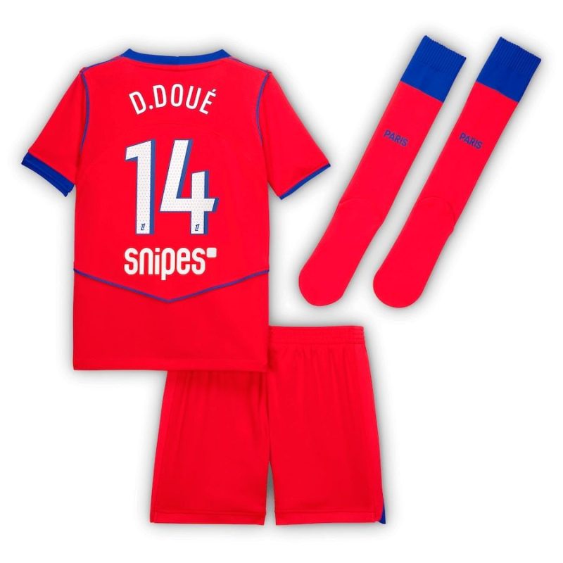 Maillot Kit Enfant PSG Third 2025 2026 Désiré Doué