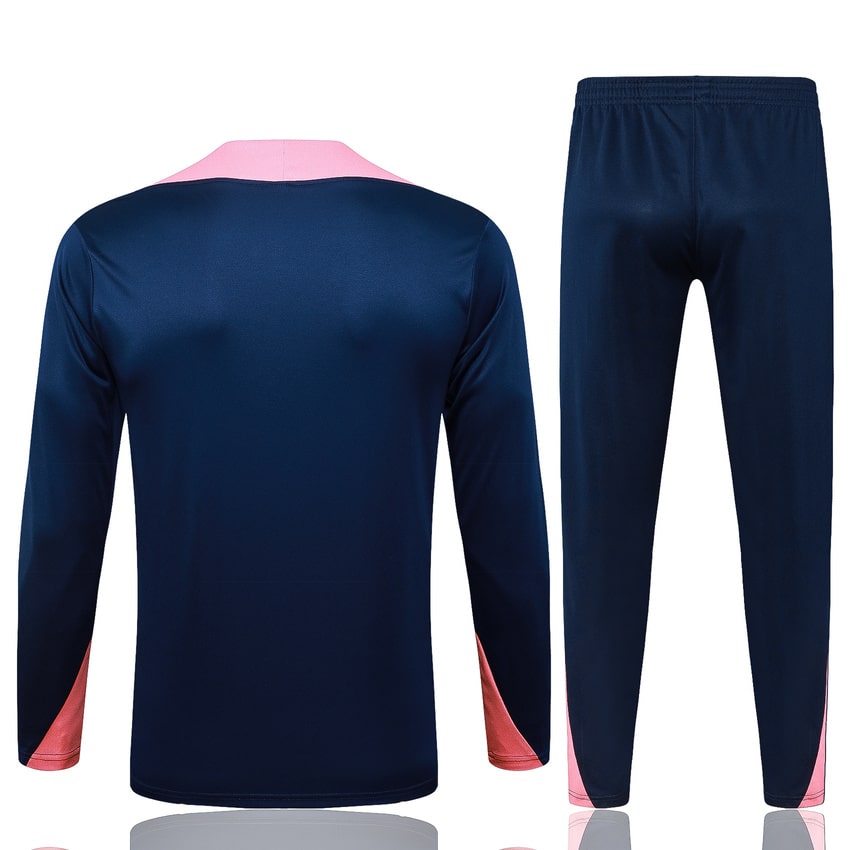 Survetement Barca Training 2025 2026 Bleu Rose