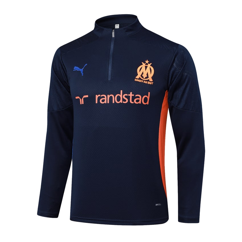 Survetement OM Training 2024 2025 Bleu Foncé