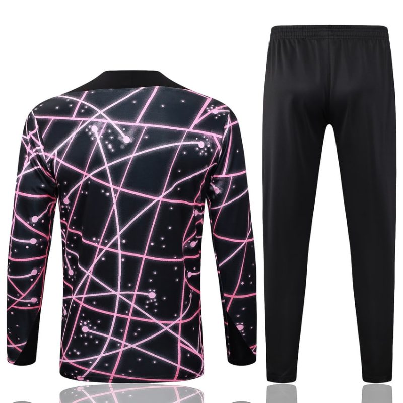 Survetement PSG Training 2025 2026 Noir Rose