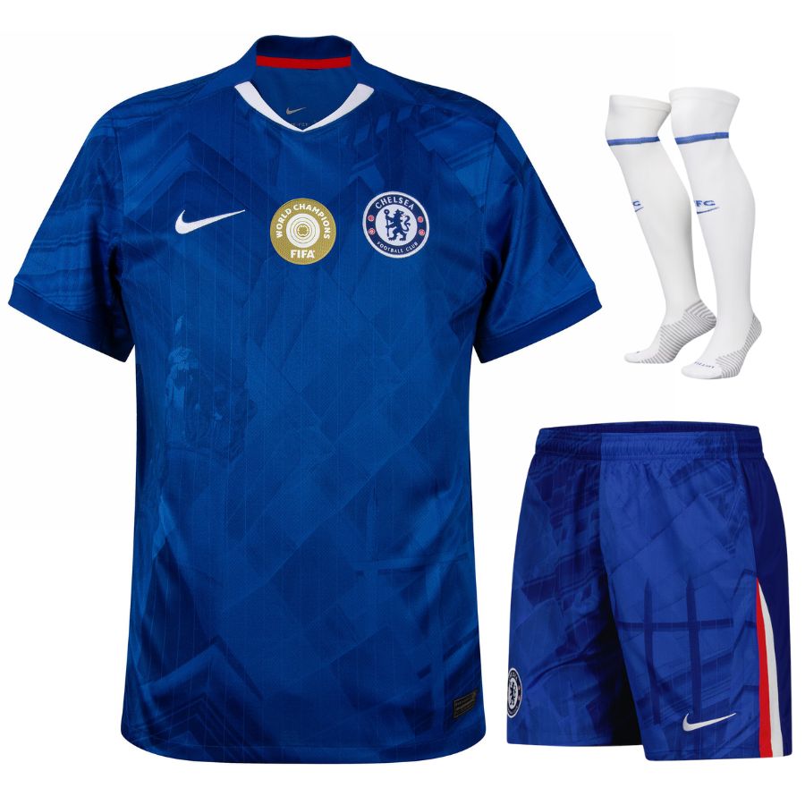 Maillot Kit Enfant Chelsea Domicile 2025 2026 Champions duÂ MondeÂ Fifa