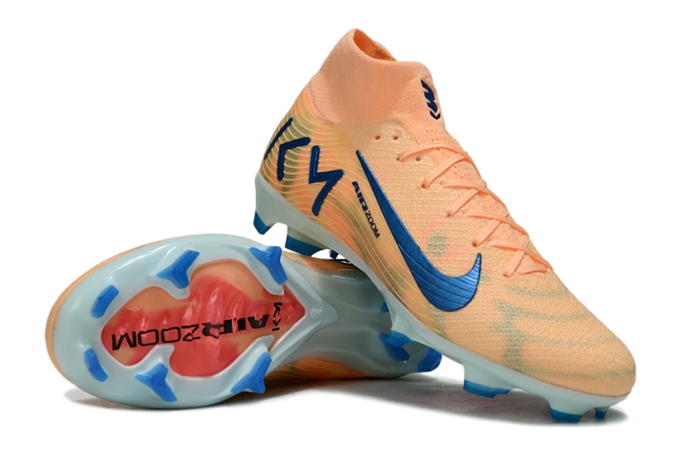 N. Air Zoom Mercurial Superfly 10 Elite FG MbappÃ© Personal Edition â€“ Melon Tint / Neo Turquoise / Igloo