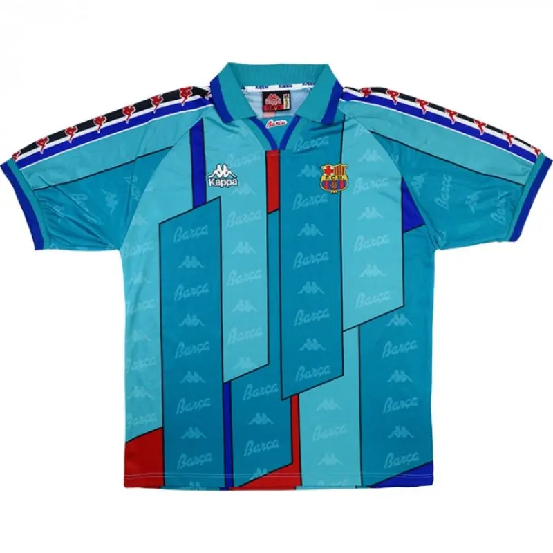 Maillot Retro Vintage Barcelone ExtÃ©rieur 1996 1997