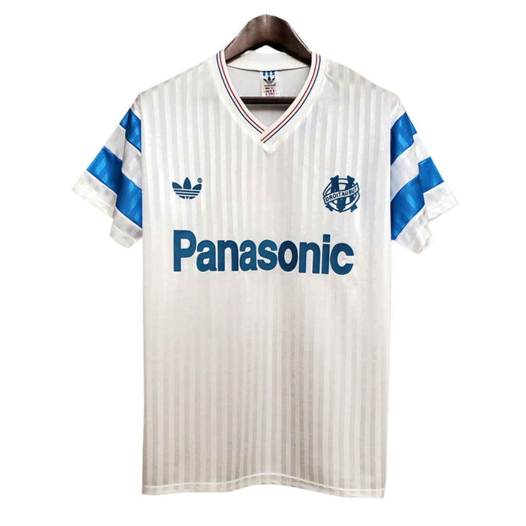 Maillot RÃ©tro Vintage Olympique de Marseille 1990 1991