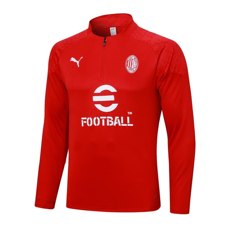 Survetement Milan AC Training 2023 2024 Rouge Clair
