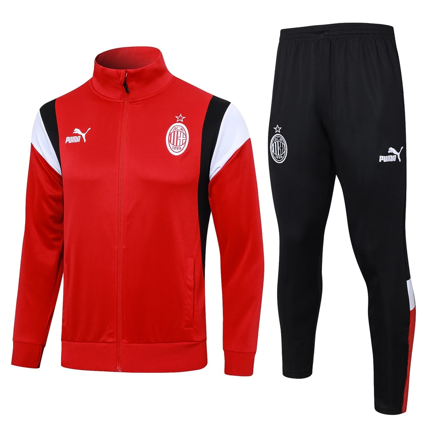 Survetement Milan AC Veste 2023 2024 Rouge Clair